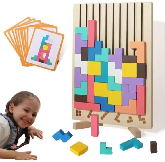 Puzzle en Bois Équilibre Naturel – Le Jeu Qui Réunit Petits et Grands