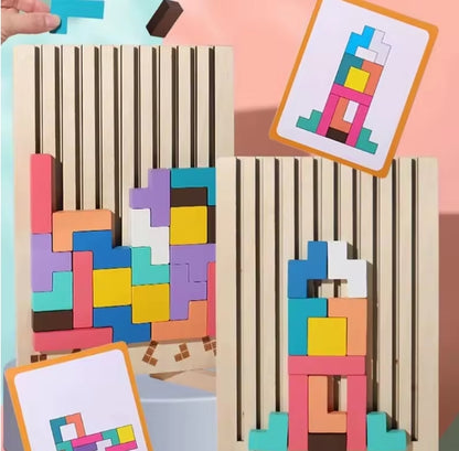 Puzzle en Bois Équilibre Naturel – Le Jeu Qui Réunit Petits et Grands