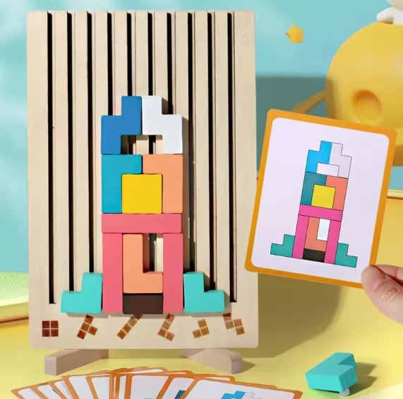 Puzzle en Bois Équilibre Naturel – Le Jeu Qui Réunit Petits et Grands