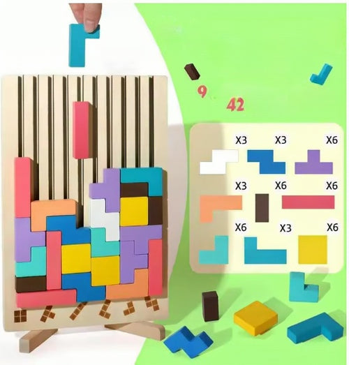 Puzzle en Bois Équilibre Naturel – Le Jeu Qui Réunit Petits et Grands