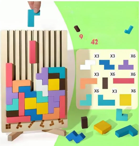Puzzle en Bois Équilibre Naturel – Le Jeu Qui Réunit Petits et Grands
